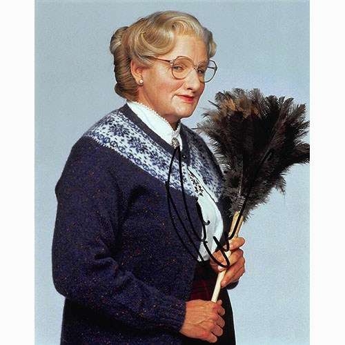 Robin Williams as 'Mrs. Doubtfire' Autographed Photo Cool!