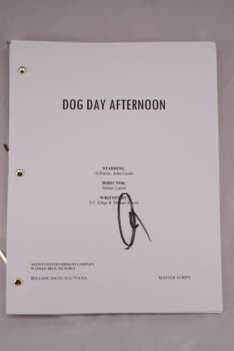 Al Pacino 'Dog Day Afternoon' Signed Movie Script - Neat!!