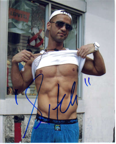 Mike 'The Situation' from 'Jersey Shore' Signed Photo - Cool!