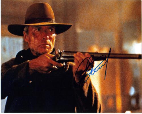 Clint Eastwood 'Unforgiven' Great Autographed Photo!