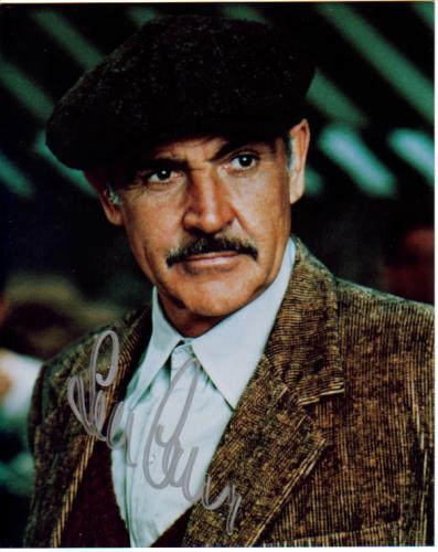 Sean Connery Great Closeup Signed Photo from 'The Untouchables'!