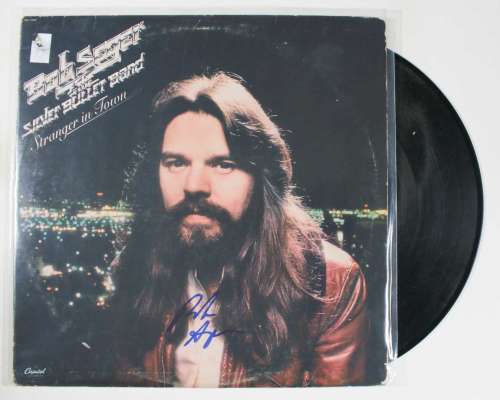 Bob Seger Autographed Vintage 'Stranger in Town' Album with LP!